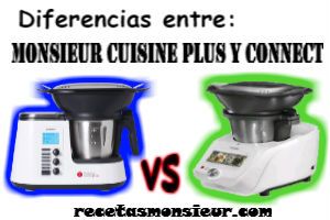 Las diferencias entre Monsieur Cuisine Plus y Connect