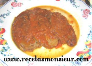 Receta de solomillo de ternera con salsa de tomate